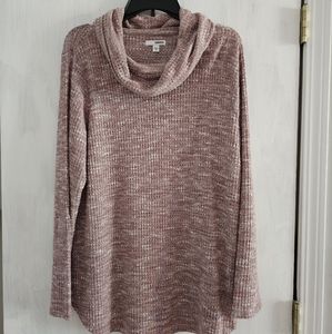 Womens xl purple cowl sweater